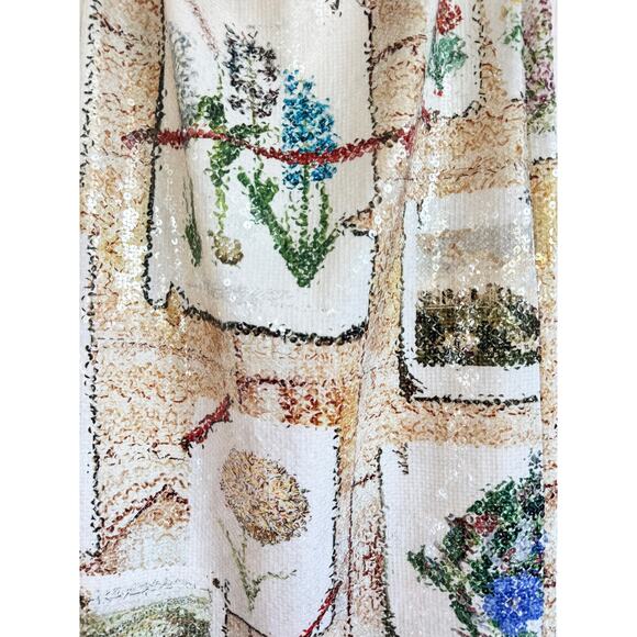 LIBERTINE SEQUIN COLEFAX SIDE SLIT SEQUIN MAXI SKIRT - Picture 10 of 12